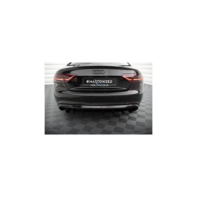 Дифузьор Audi A5 Coupe / Cabrio S-Line 8T (Единични накрайници от двете страни)