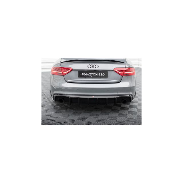 Дифузьор Audi A5 S-Line Coupe / Sportback 8T Facelift (Единични накрайници от двете страни)