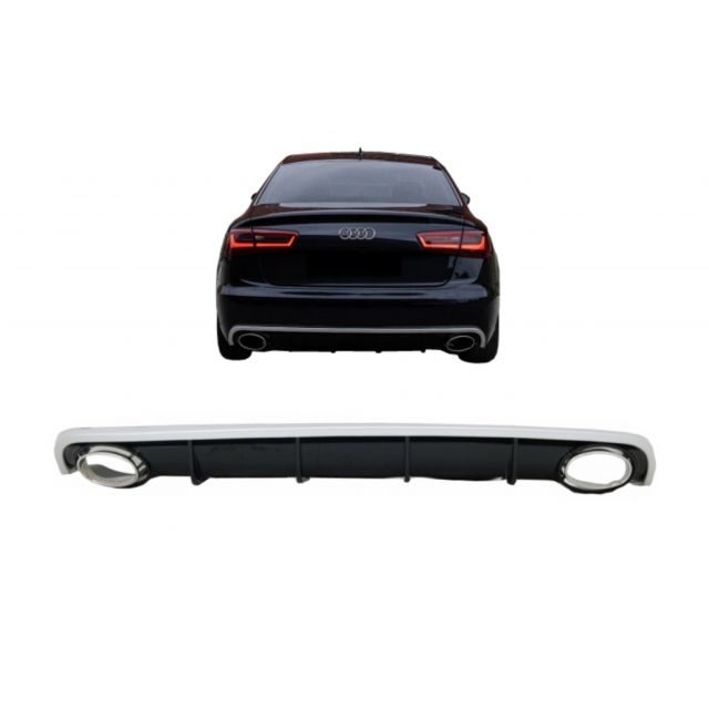 RS дифузьор за Audi A6 C7 - Стандартна броня