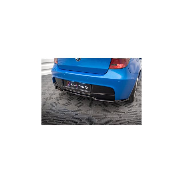 Добавка за задна броня (с вертикални ребра) BMW 1 M-Pack E87 Facelift