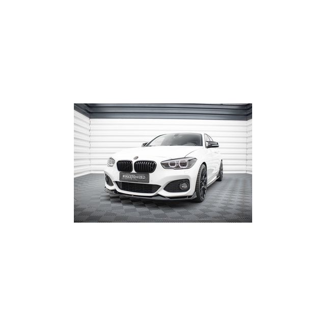 Добавка за предна броня V.4 CSL Look BMW 1 M-Pack / M140i F20 Facelift