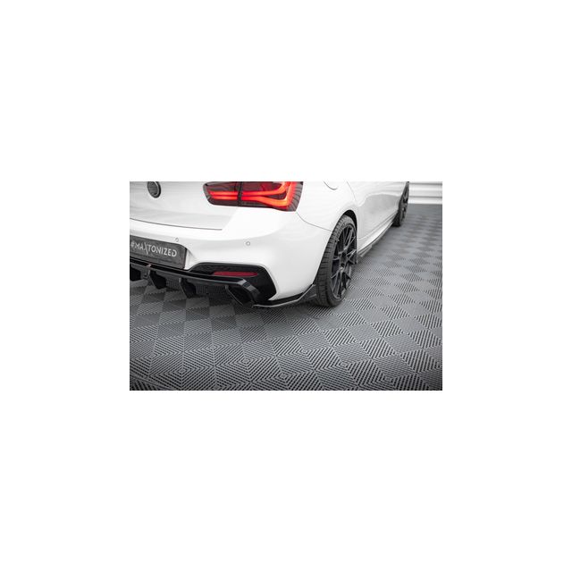 Странични добавки за задна броня (For Дифузьор V.3) BMW 1 M-Pack / M140i F20 Facelift