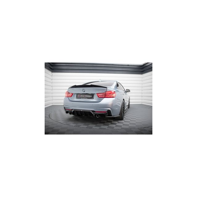 Дифузьор BMW 4 Coupe / Gran Coupe / Cabrio M-Pack F32 / F36 / F33 (Единични накрайници от двете страни)
