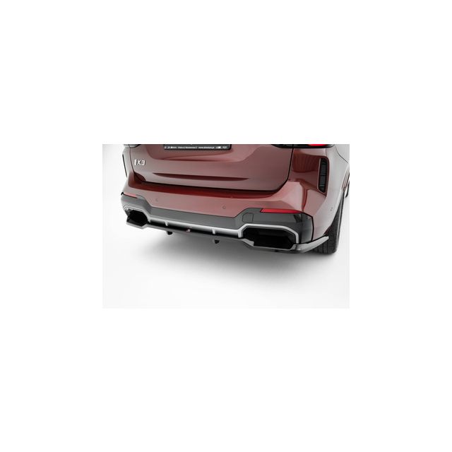 Добавка за задна броня (с вертикални ребра) BMW iX3 M-Pack G08 Facelift