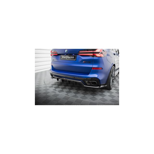 Добавка за задна броня (с вертикални ребра) V.1 BMW X5 M-Pack G05 Facelift
