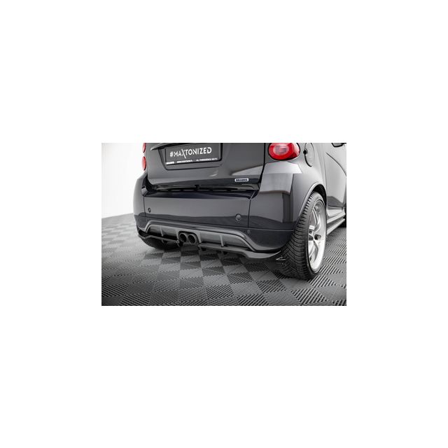 Добавка за задна броня (с вертикални ребра) Brabus Smart Fortwo C451 Facelift