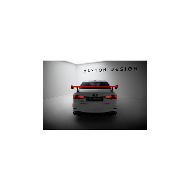 Карбоново крило/спойлер + LED светлина Audi A3 / A3 S-Line / S3 / RS3 Sedan 8V / 8V Facelift