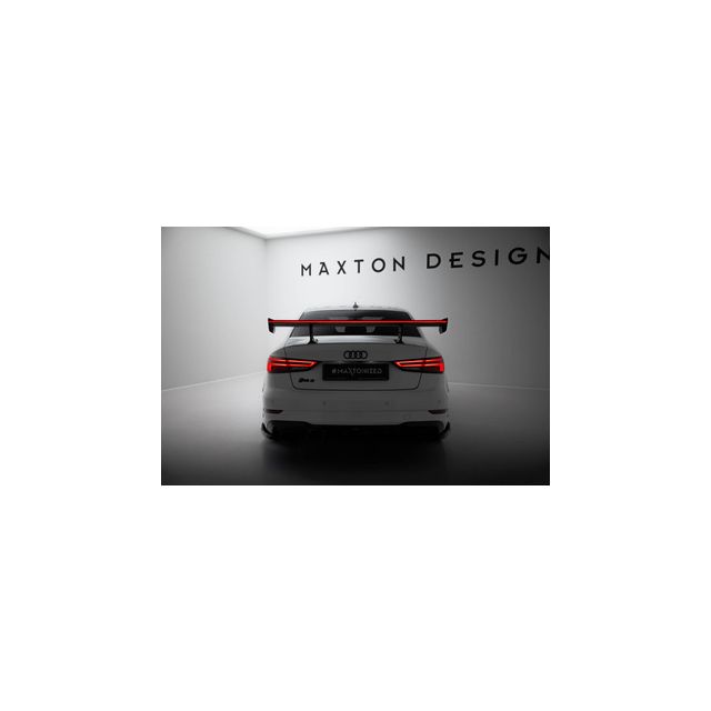 Карбоново крило/спойлер + LED светлина Audi A3 / A3 S-Line / S3 / RS3 Sedan 8V / 8V Facelift