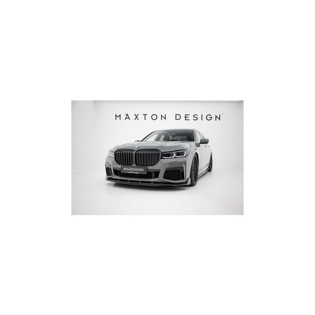 Карбонова добавка за предна броня + ABS Splitter BMW 7 M-Pack G11 Facelift