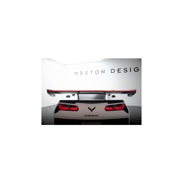 Карбонов спойлер/крило + LED Chevrolet Corvette Stingray / Grand Sport C7