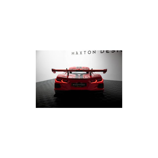 Карбонов спойлер + LED Chevrolet Corvette C8