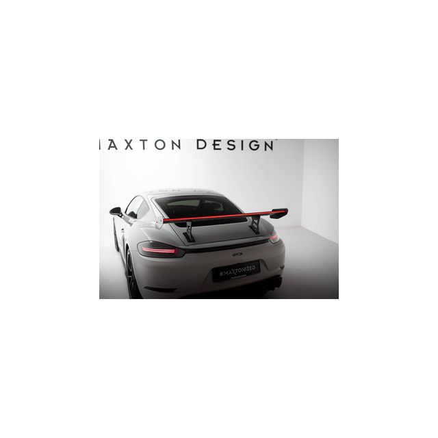 Карбоново крило/спойлер V.1 + LED Porsche 718 Cayman 982c