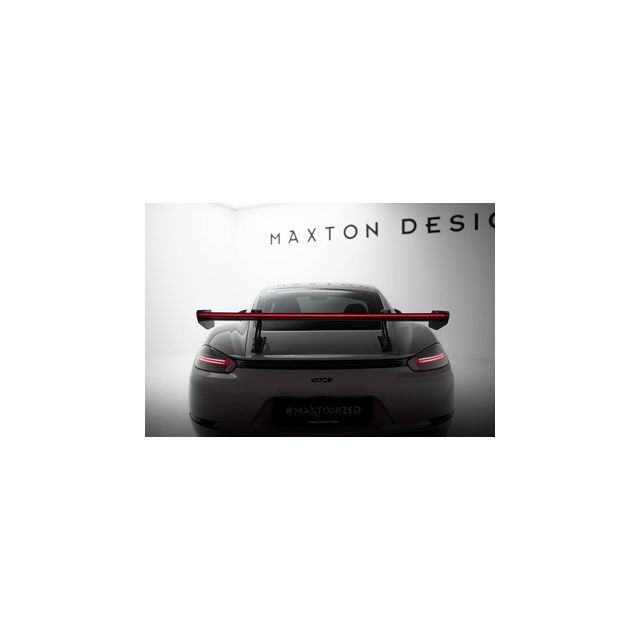Карбонов спойлер/крило V.2 + LED Porsche 718 Cayman 982c