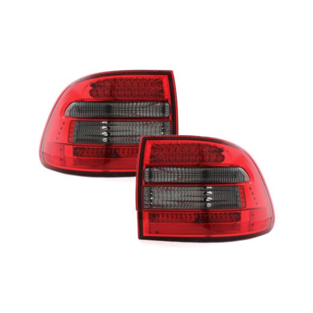 Кристални опушени LED стопове : Porsche Cayenne 03-07г.