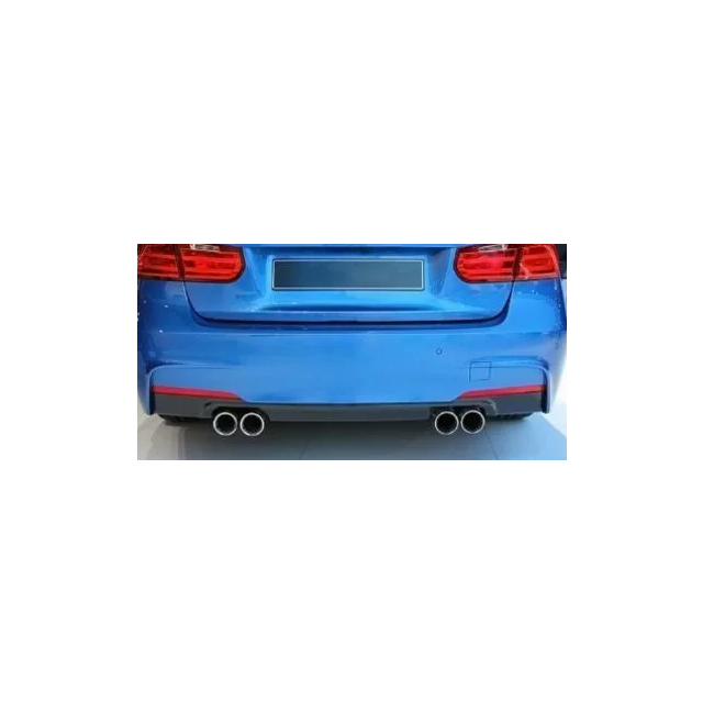 Дифузьор за BMW F30 - двоен с голям отвор - M-Tech