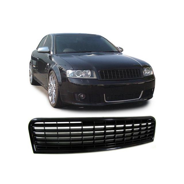 Черна решетка без емблема за Audi A4 B6 седан, комби 2000-2004