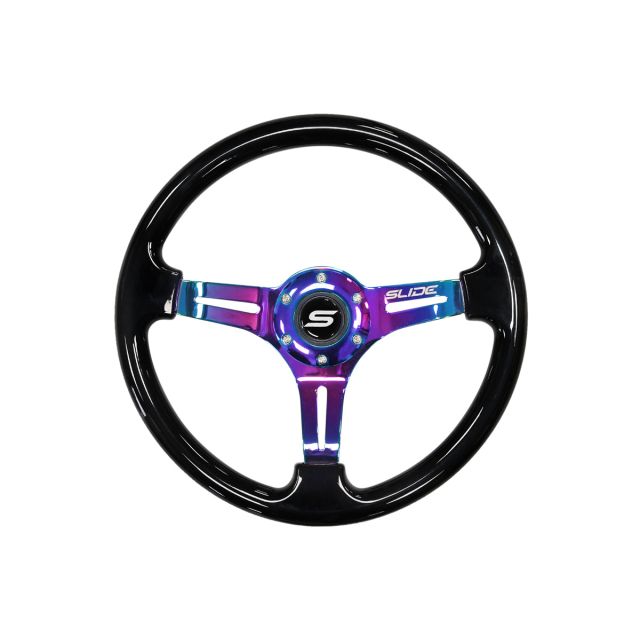 Спортен волан SLIDE 350mm /изнасяне:30mm NeoChrome и черно дърво