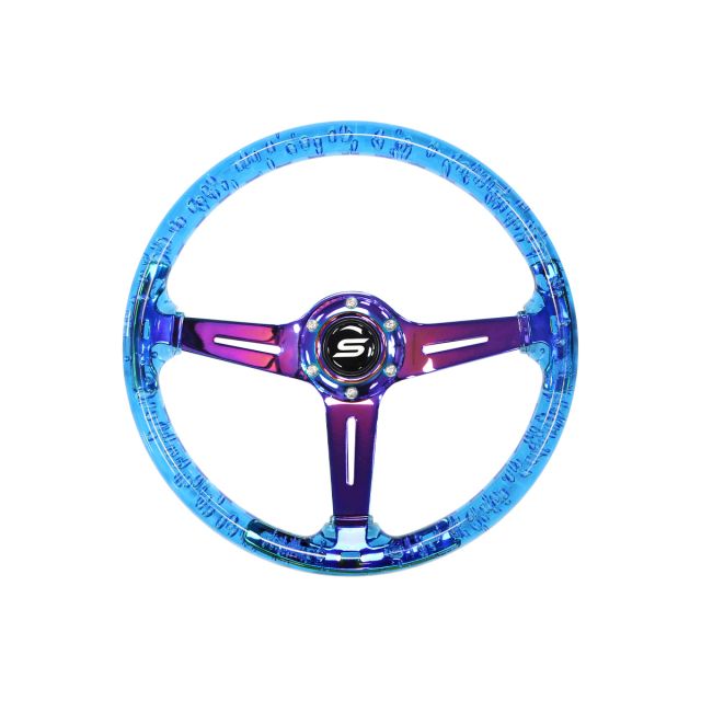 Спортен волан SLIDE 350mm /изнасяне:70mm NeoChrome с акрилно синьо