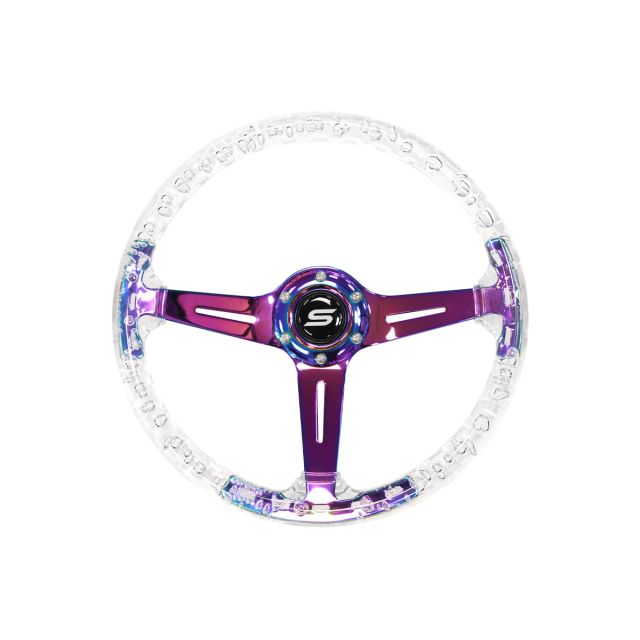 Спортен волан SLIDE 350mm /изнасяне:70mm NeoChrome с прозрачен акрил