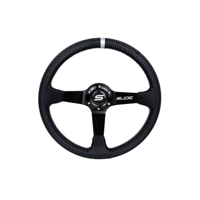 Спортен волан SLIDE 350mm /изнасяне:90mm - Карбон със сиво
