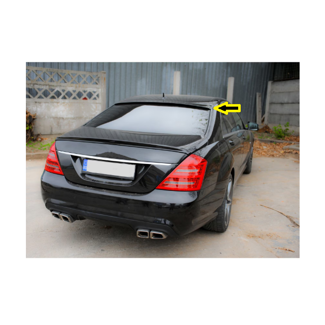Спойлер/сенник за задно стъкло за Mercedes W221 S-class