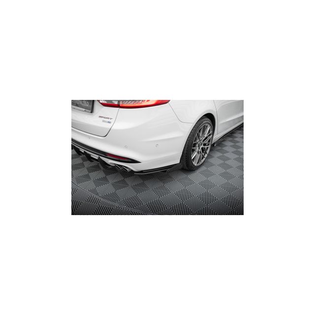  Странични добавки за задна броня + "крилца" Ford Mondeo Sport Mk5 Facelift / Fusion Sport Mk2 Facelift