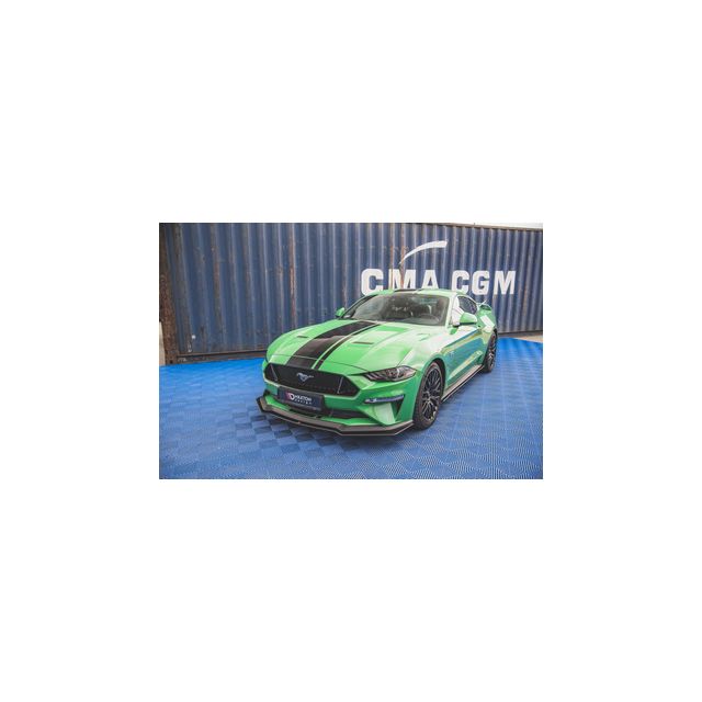  Добавка за предна броня V.1 Ford Mustang GT MK6 Facelift