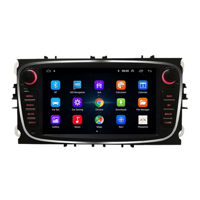 Мултимедия за FORD MONDEO, FOCUS, S-MAX 7", Без DVD механика с навигация