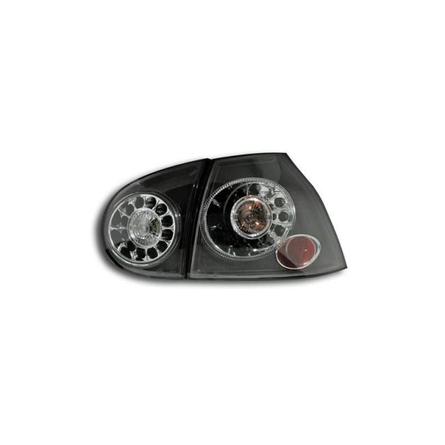 Черни LED стопове за Volkswagen Golf 5