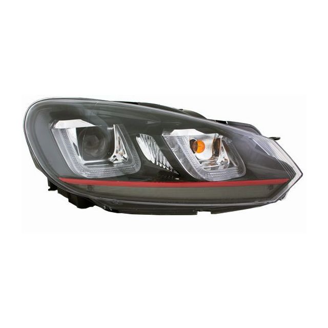 Кристални фарове за VW GOLF VI  с визия  VW GOLF 7