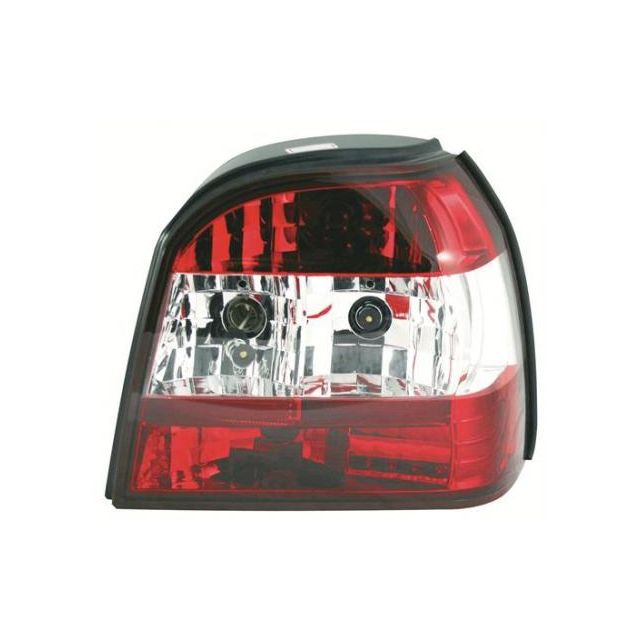 Бели кристални стопове вариант 2 за Volkswagen Golf 3