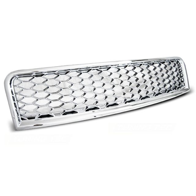 Хромирана решетка за AUDI A4 (B6) 10.00-10.04