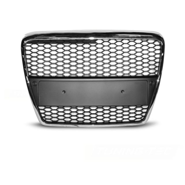 Хромирана решетка за AUDI A6 (C6) 04.04-08