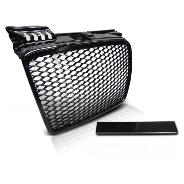 Решетка черен гланц за GRILL AUDI A4 (B7) 11.04-03.08