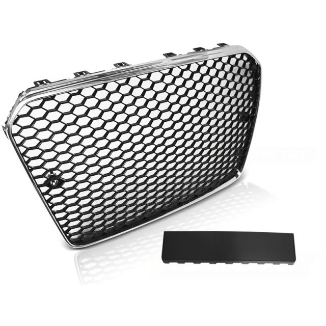 Хромирана решетка черни fit AUDI A5 11-16