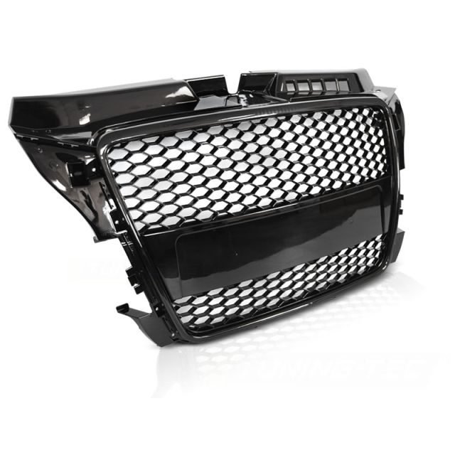 Решетка черен гланц за AUDI A3 (8P) 04.08-07.12