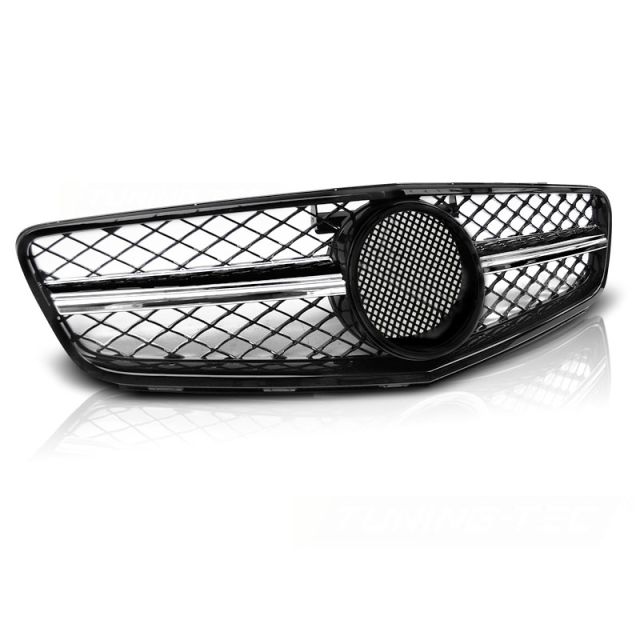 Решетка черен гланц Хром за MERCEDES W204 07-14