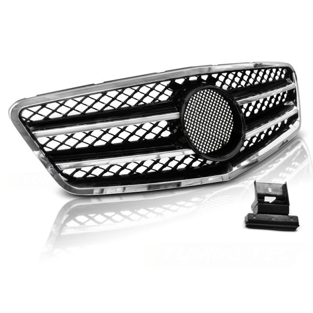 Решетка хром с черно за MERCEDES W212 09-13