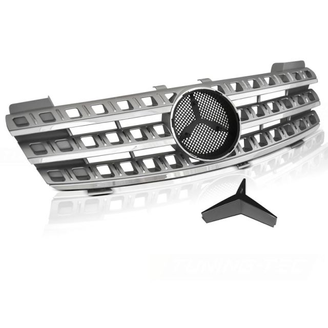 Сребриста решетка Хром за MERCEDES W164 05-08