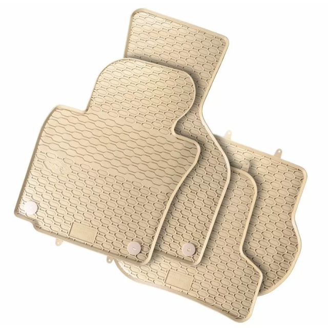 Гумени стелки за Vw Golf 5 /6 / Vw Jetta / Seat Leon / Toledo (2004-2012) / Vw Scirocco / Skoda Ovctavia 2 (2004-2013) / Yeti - бежови