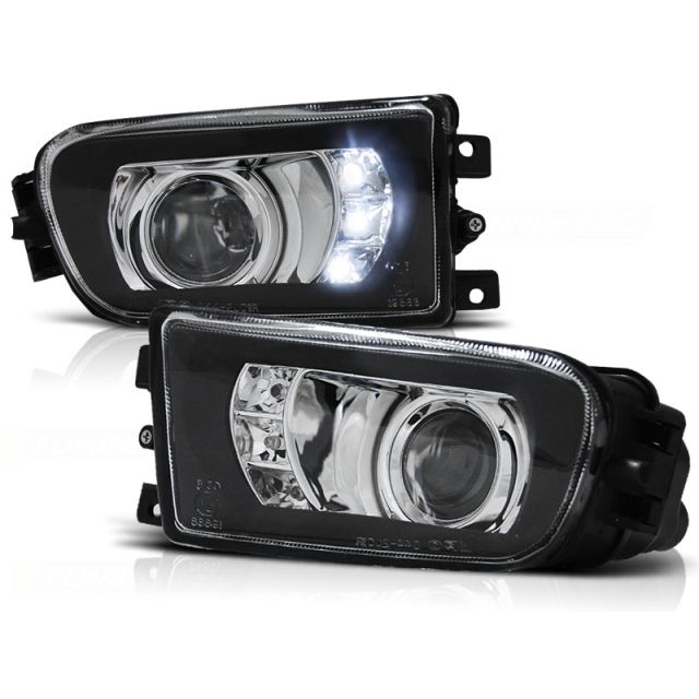 FOG LIGHTS черни LED за BMW E39 09.95-06.03 / Z3 96-02