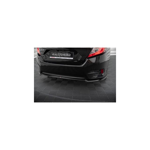 Добавка за задна броня (с вертикални ребра) Honda Civic Mk10