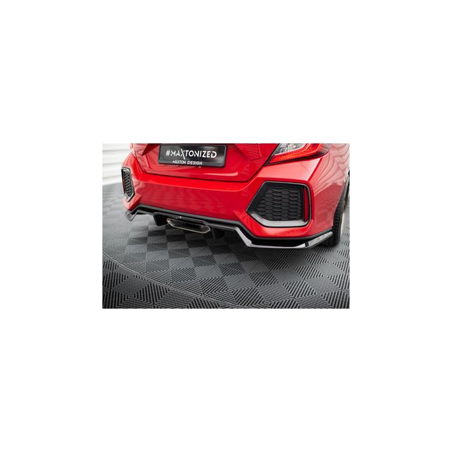 Добавка за задна броня (с вертикални ребра) Honda Civic SI Mk10