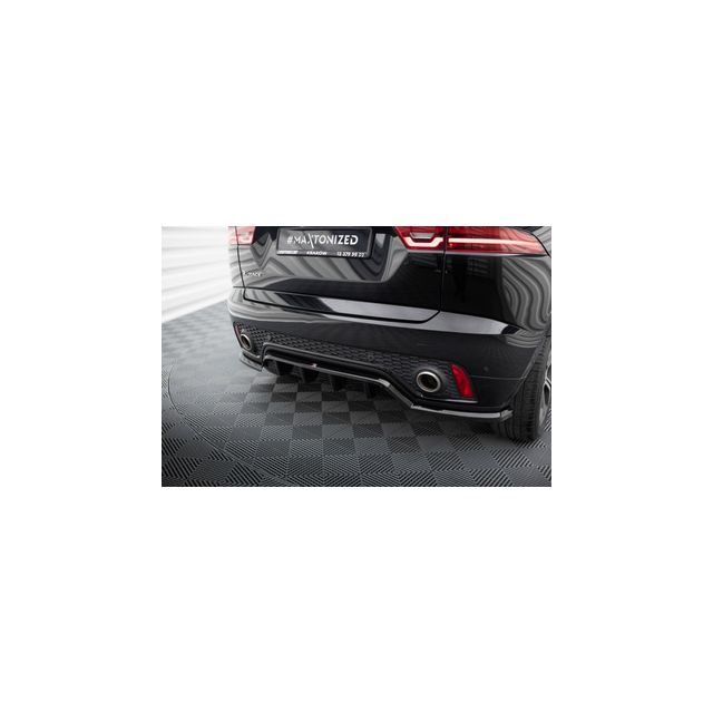 Добавка за задна броня (с вертикални ребра) Jaguar E-Pace R-Dynamic Mk1