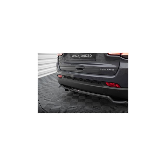 Добавка за задна броня (с вертикални ребра) Jeep Compass Limited Mk2 Facelift