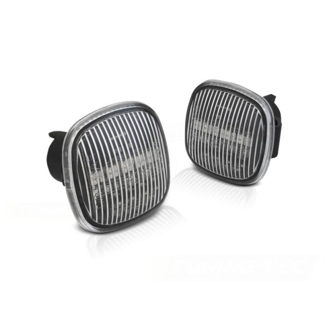 Бели странични LED мигачи с динамична светлина за AUDI A3,A4 / SKODA FABIA,OCTAVIA