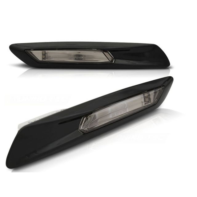 Черни LED странични мигачи за BMW F10/F11 10-13
