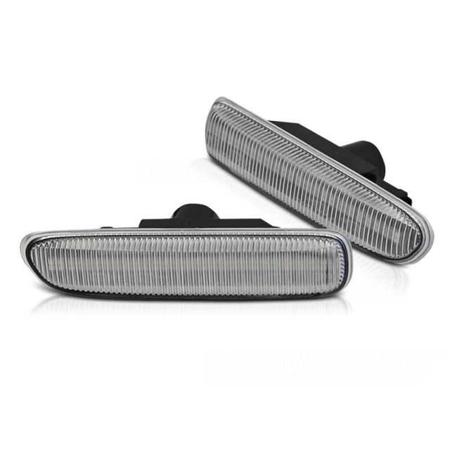 Хромирани странични мигачи LED с динамична светлина за BMW E46