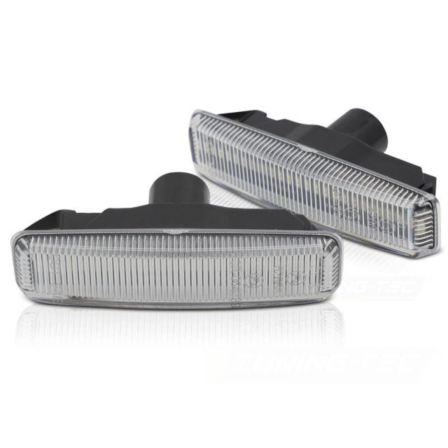 Бели странични LED мигачи с динамична светлина за BMW E39 95-03