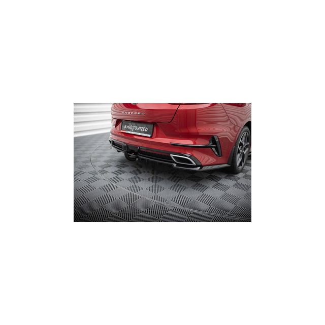 Добавка за задна броня (с вертикални ребра) Kia ProCeed GT-Line Mk1
